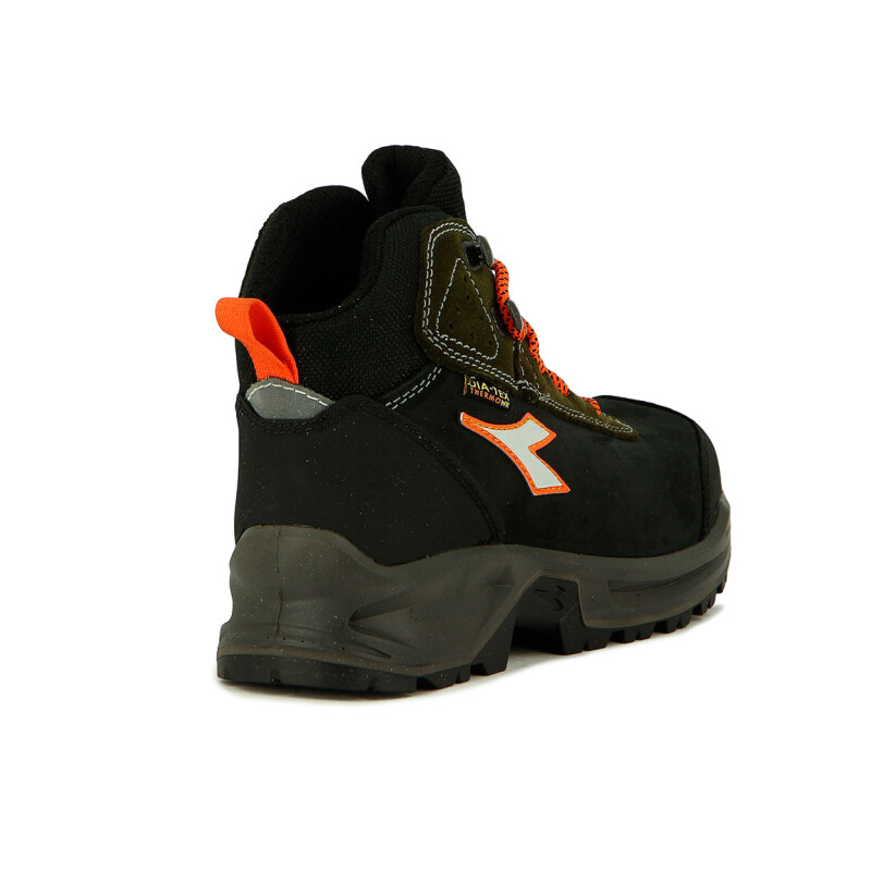 Bota De Seguridad Diadora Utility S3 Wr Ci Src Negro-verde