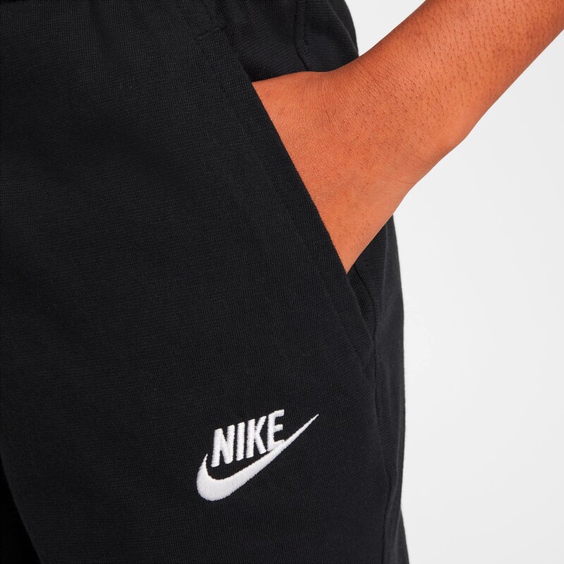 Short Club Knit 6In Lbr de Niño Negro