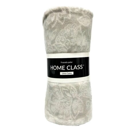 Frazada Home Class Polar Flores 1 Plaza Beige