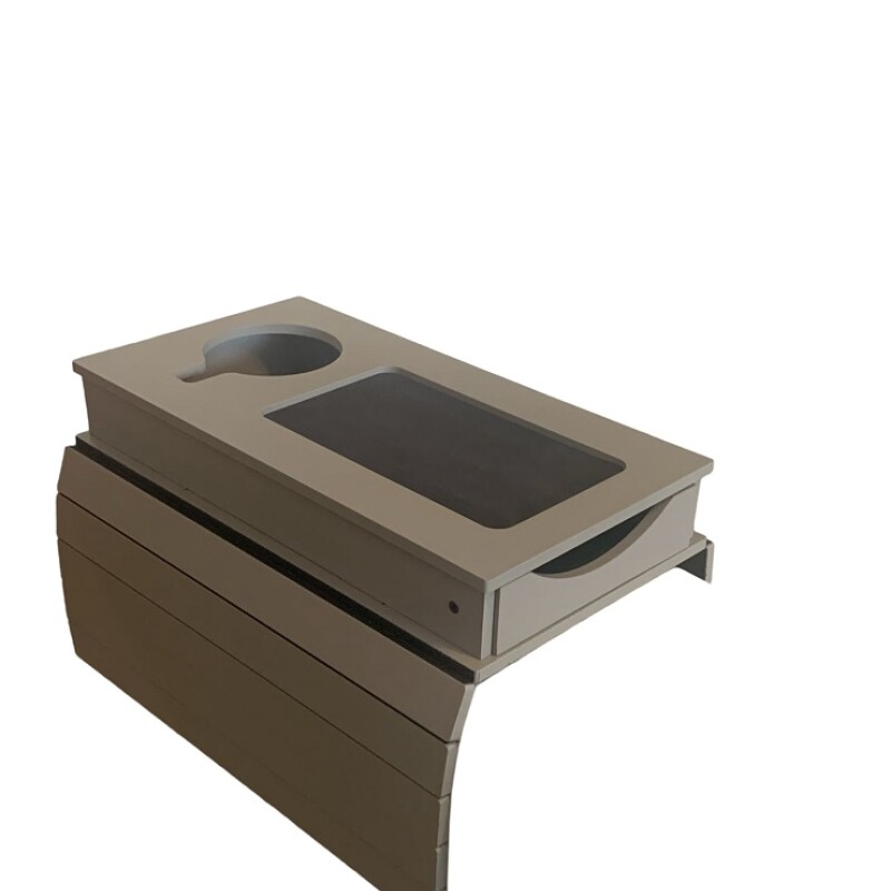 BANDEJA PARA SOFA CON CAJON Y PORTA VASO COLOR FENDI BANDEJA PARA SOFA CON CAJON Y PORTA VASO COLOR FENDI