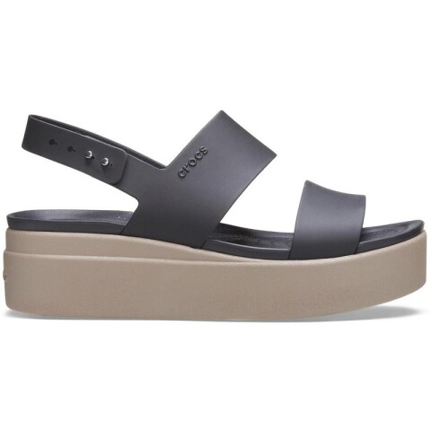 Sandalias Crocs Brooklyn Low Wedge Negro
