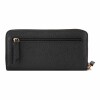 Small Leather Good Lockup 9 Slg Zip Arnd Wrst Wlt Black