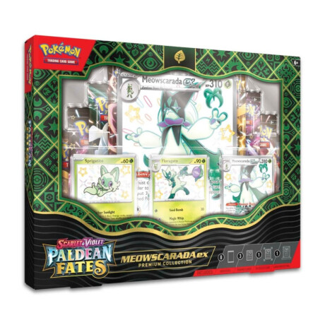 Pokémon TCG: Paldean Fates Meowscarada EX Premium Collection [Inglés] Pokémon TCG: Paldean Fates Meowscarada EX Premium Collection [Inglés]