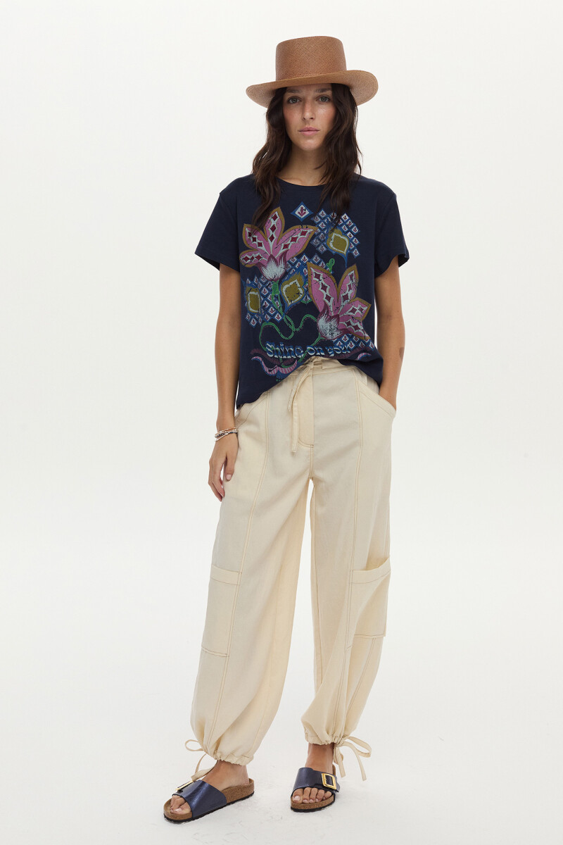 Remera Shine Azul Marino