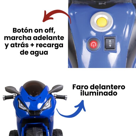 Moto Deportiva Infantil Biemme a Batería Sport Racing AZUL