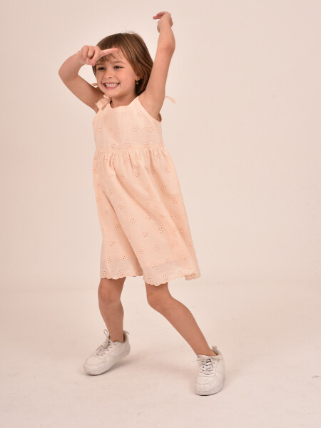 VESTIDO BRODERIE CORAL