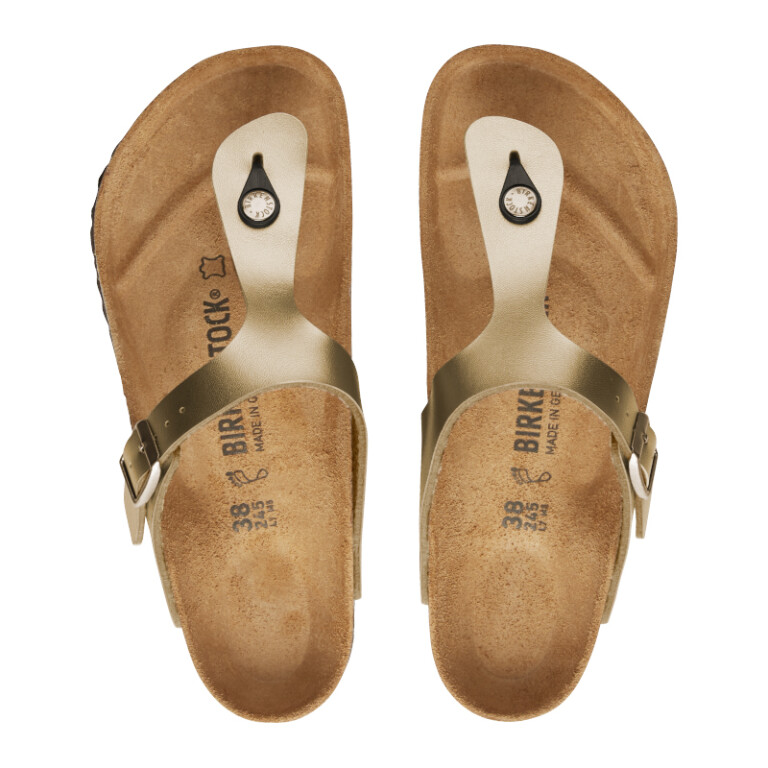 Sandalia Gizeh Birko-Flor - Regular Dorado