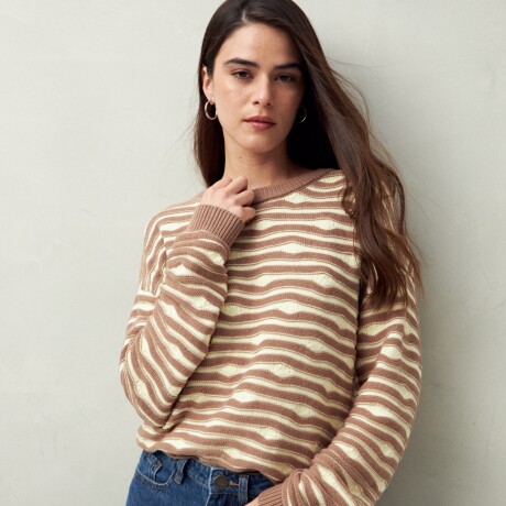 SWEATER GEMMA Visón