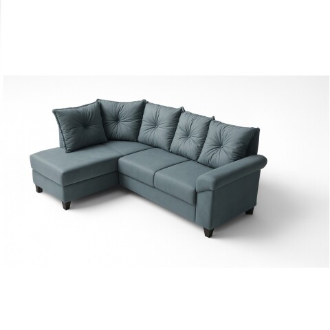 Sofá Esquinero Ltc 4 Cuerpos Tela Suede Estructura Madera Sofá Esquinero Ltc 4 Cuerpos Tela Suede Estructura Madera