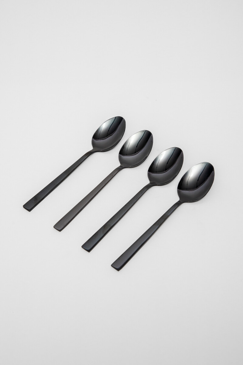 Cuchara Set 4 Un. - Ebano 