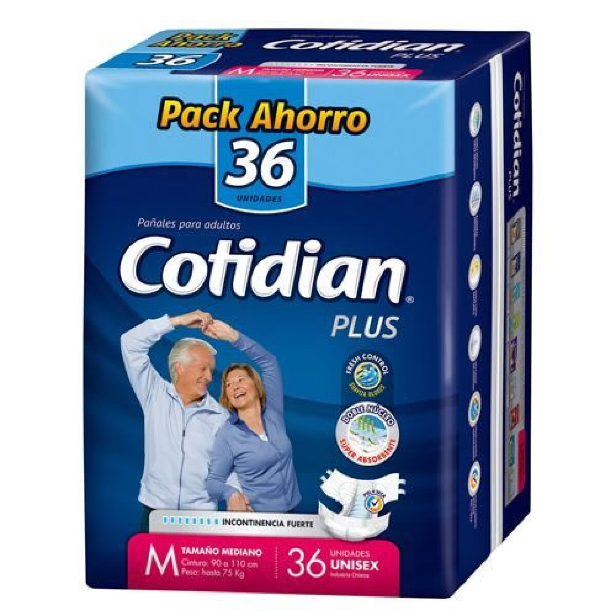 Cotidian Plus Mediano X36 Adulto 