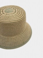 Sombrero Bucket De Punto verde