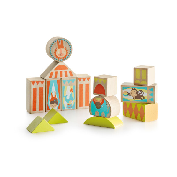 Bloques de madera Circo - Apli Única