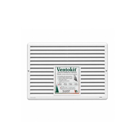 Rejilla ventilación PVC 35x20 mosquitero Rejilla Ventilación Pvc 35x20 Mosquitero