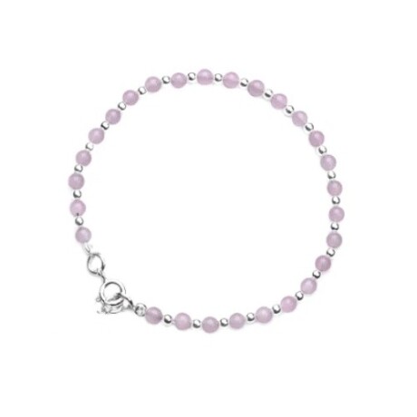 Pulsera Perlitas de Colores Cuarzo Rosa