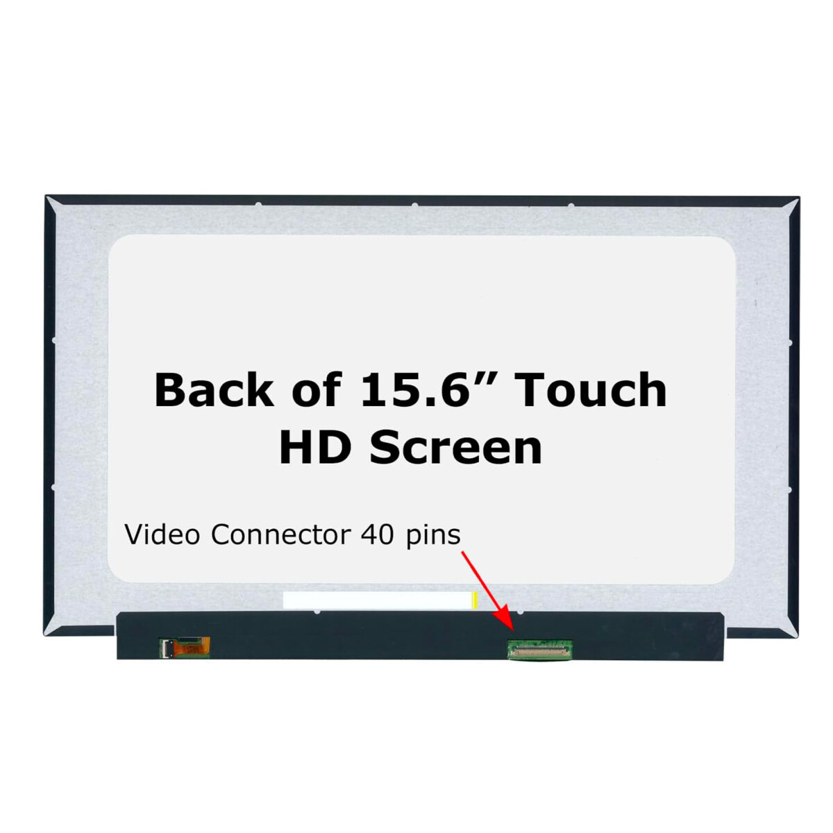 Pantalla 15.6" Hd 40 Pin S/brackets Touch Usada 