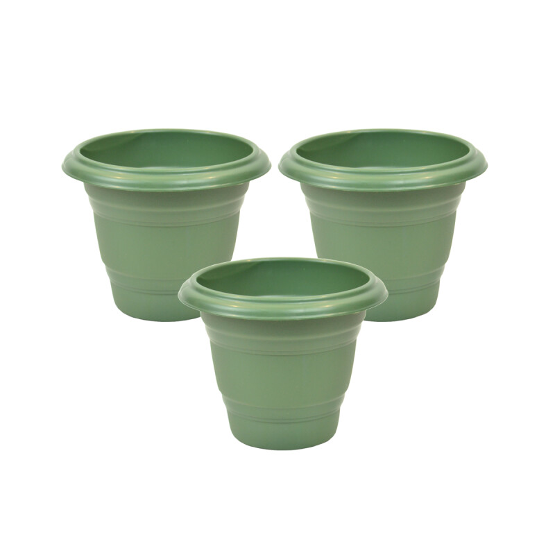 Maceta redonda 4 lts VERDE
