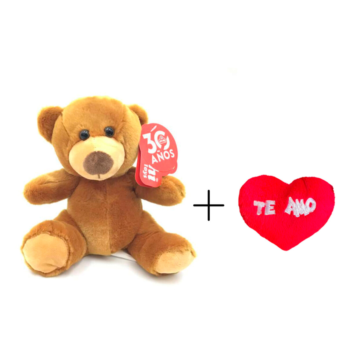 Oso Con Corazón - Marrón Claro 