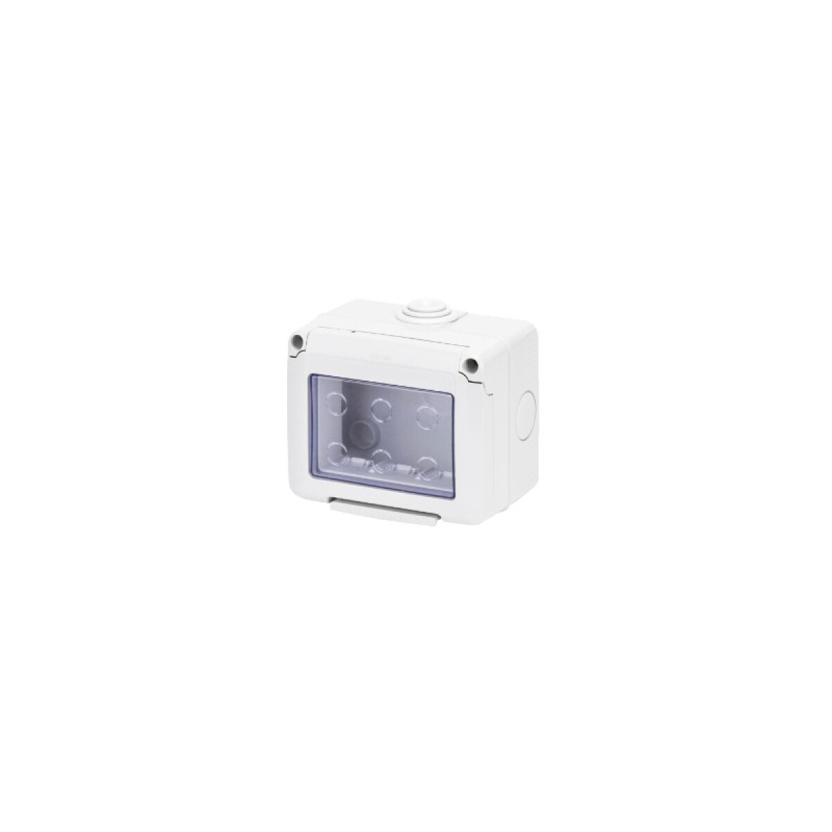 Caja estanco IP55 3 módulos con tapa, gris - GC7043 