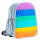 Mochila Pop It Real Escolar Metalizada Impermeable Mch006013