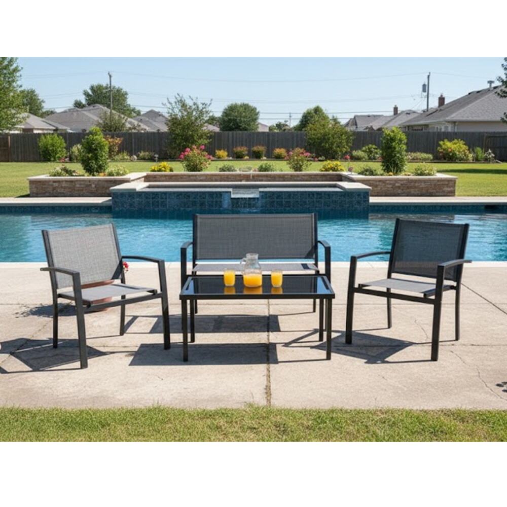 JUEGO DE JARDÍN O TERRAZA MESA Y 3 BANCOS JUEGO DE JARDÍN O TERRAZA MESA Y 3 BANCOS