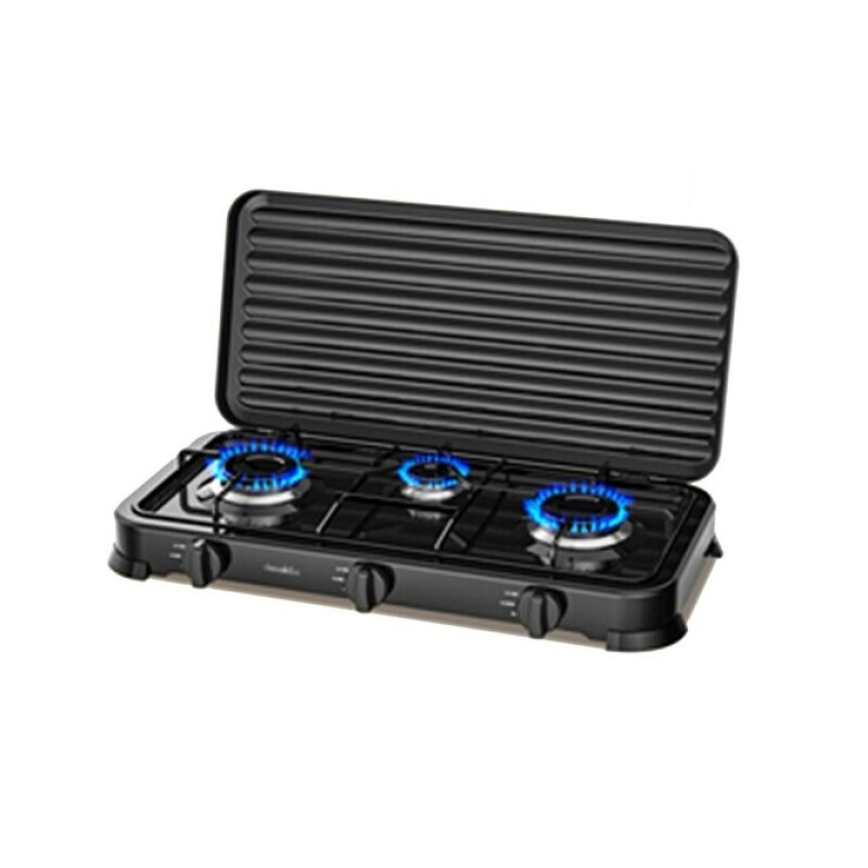 ANAFE COCINILLA COCINA A GAS DECAKILA TRES HORNALLAS CON TAPA ANAFE COCINILLA COCINA A GAS DECAKILA TRES HORNALLAS CON TAPA