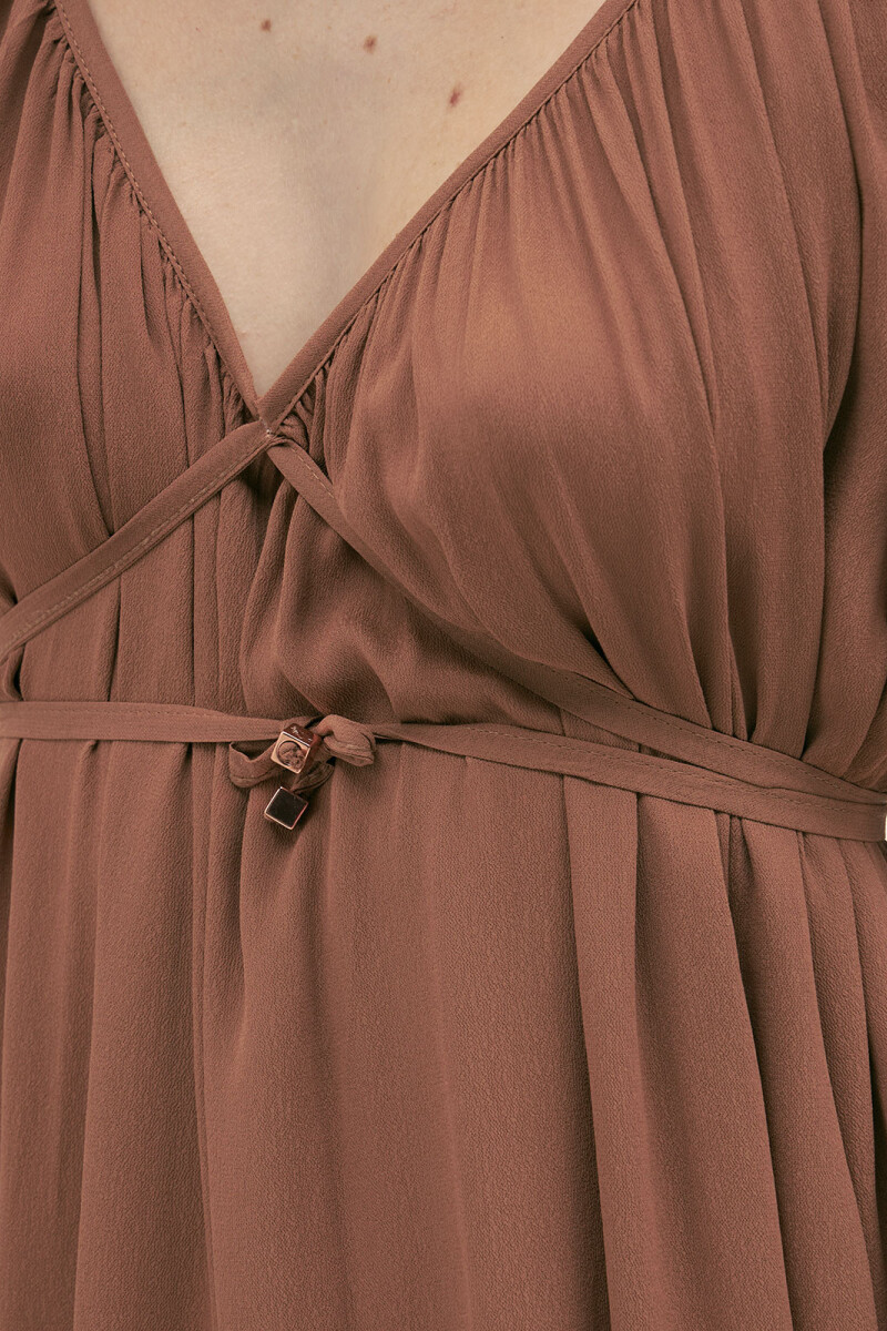 LARA DRESS Bronze