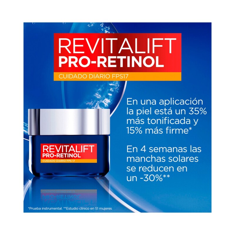 Crema de Día Loreal Revitalift Pro-Retinol FPS 17 50ml Crema de Día Loreal Revitalift Pro-Retinol FPS 17 50ml
