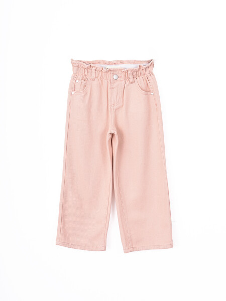 JEAN PAPERBAG MINI ROSADO