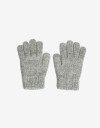 Guantes Tejidos Guantes Tejidos Con Hotfixs - Gris Claro