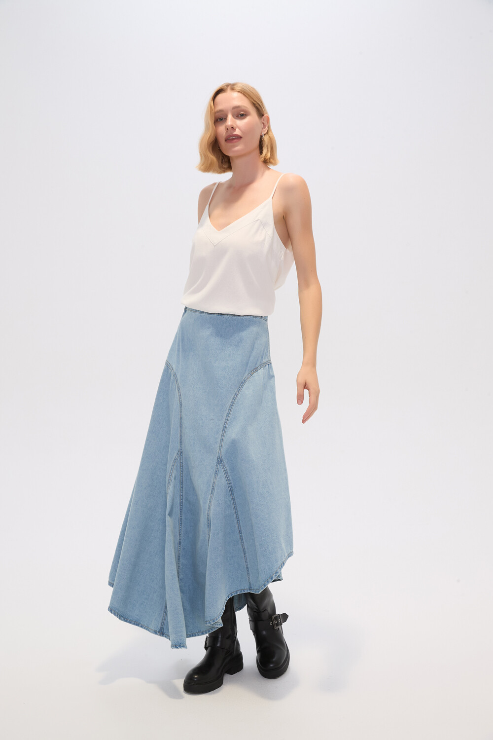 Falda Kualca Azul Claro