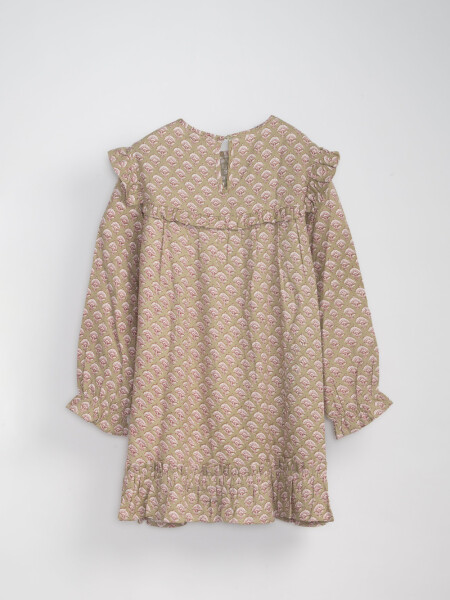 Vestido estampa boho Verde