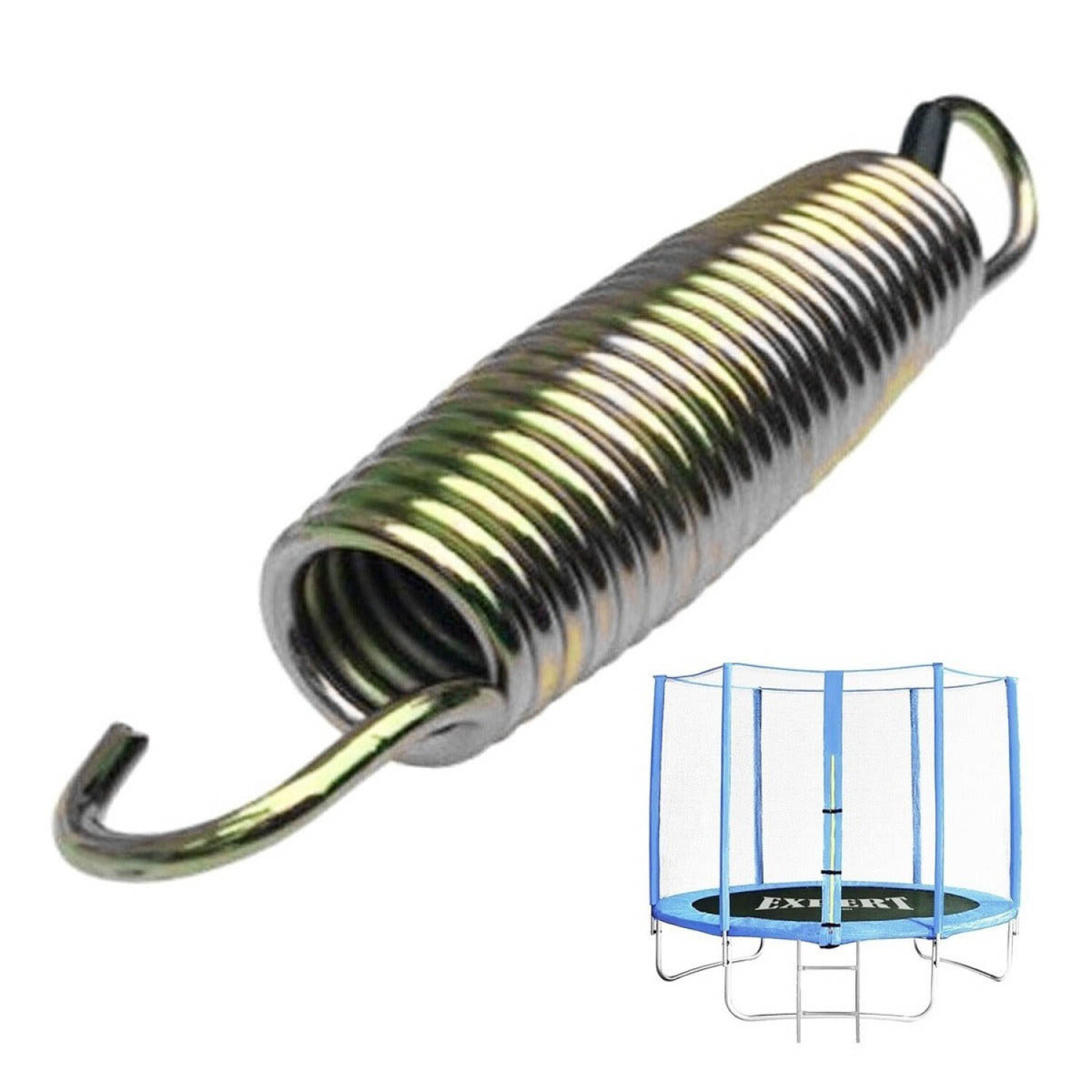 Cubierta De Resortes Para Trampolín Circular – 101 Cm (40 Pulg.), Funda De Seguridad De Oxford Con Espuma, Protege Contra Caídas Y Lesiones