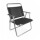 Reposera Silla Alta Plegable en Aluminio Mor Oversize Negro