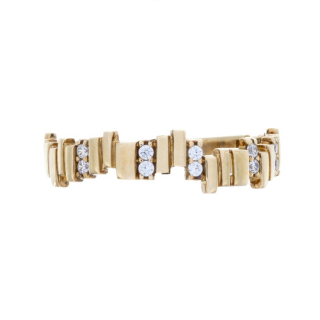 Anillo de oro 9 ktes y circonias Anillo de oro 9 ktes y circonias