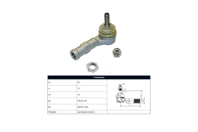 Puntero Renault Clio/Megane/Twingo/Symbol/Scenic/Kangoo 96-25 Der Puntero Renault Clio/Megane/Twingo/Symbol/Scenic/Kangoo 96-25 Der