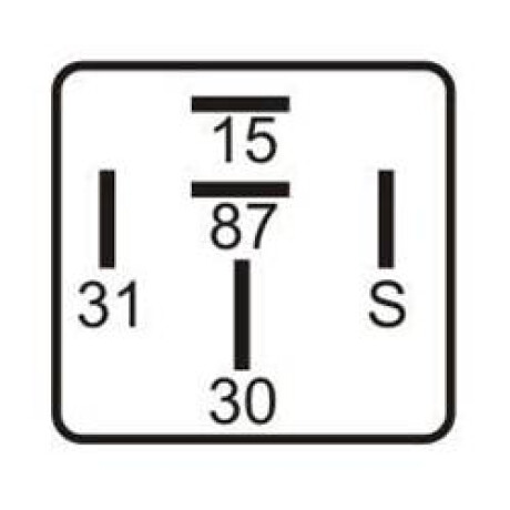 RELAY - 12V 5T SIN SOPORTE 30AMP.MONZA KADETT DNI RELAY - 12V 5T SIN SOPORTE 30AMP.MONZA KADETT DNI