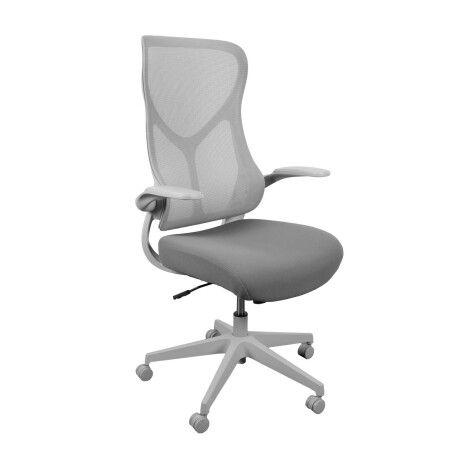 SILLA DE OFICINA MALLA-Y-METAL GRIS 3699F