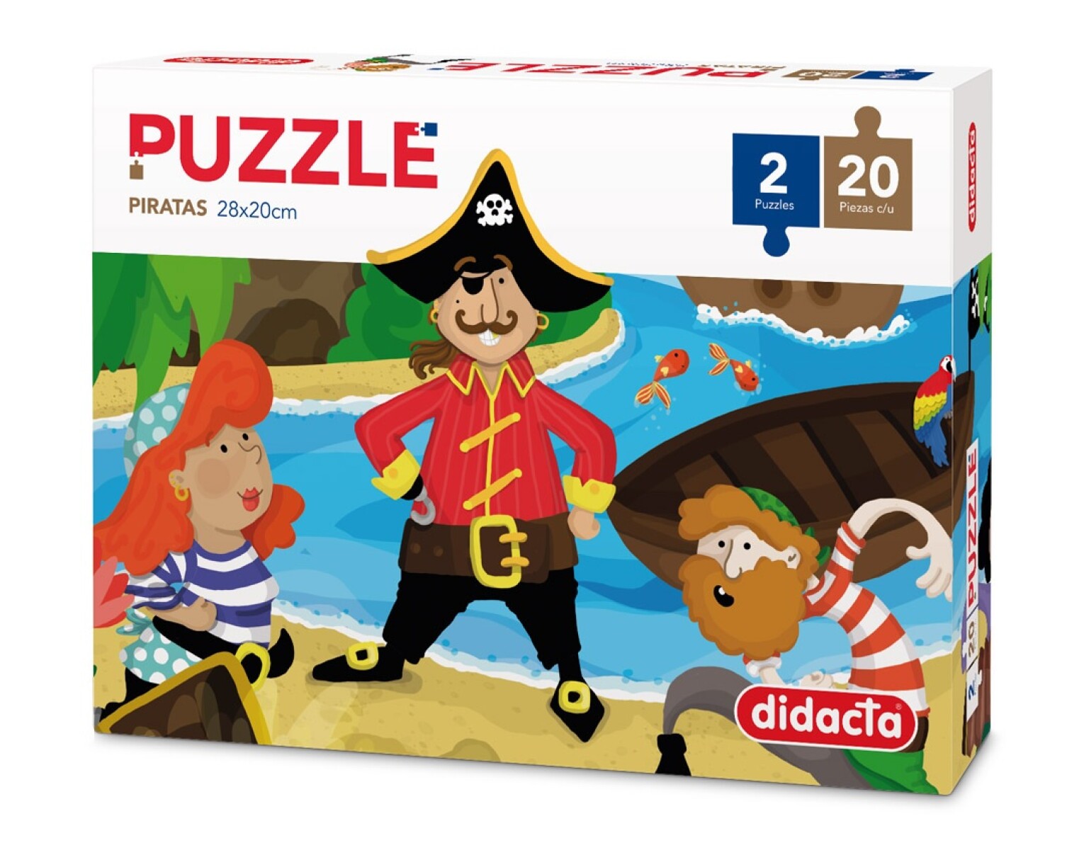 Puzzle piratas 2 de 20 piezas 