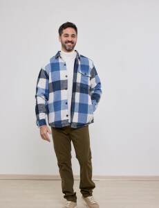 300564 SOBRECAMISA HARRY Azul Piedra/natural