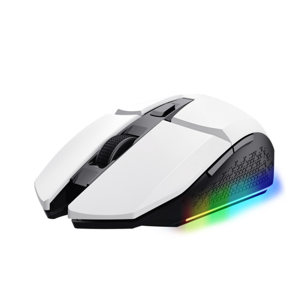 Mouse Gamer Inalámbrico Iluminado Trust Gxt110 Felox MOUSE TRUST GXT110 FELOX INALAMBRICO WHT