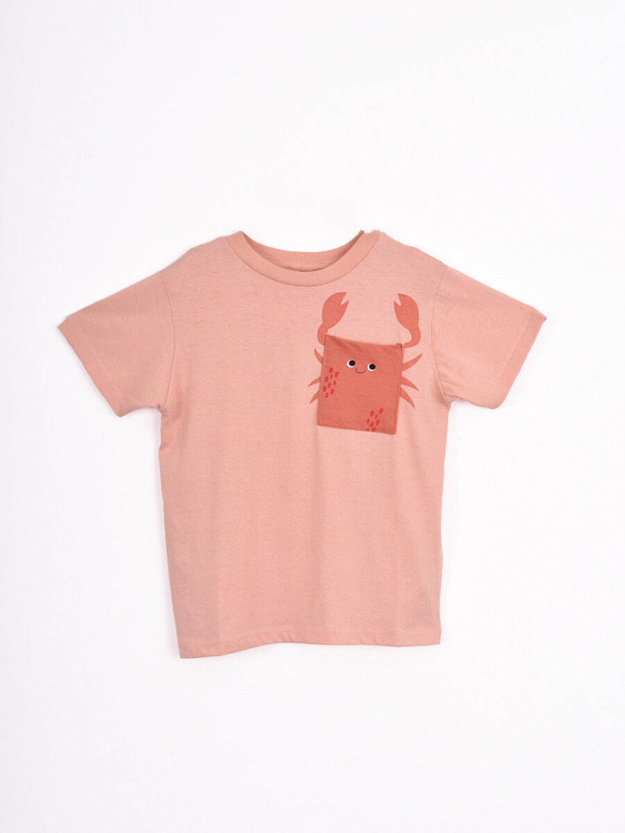 REMERA THIAGO - CORAL 