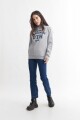 Hoodie estampado - UNISEX GRIS MELANGE