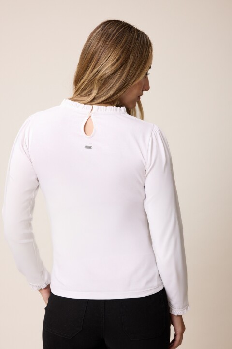 T-SHIRT M/L YLVA POLANCO Blanco