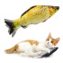 Juguete Gato Pescado Con Movimiento Interactivo Movil Variante Modelo Cola Negra