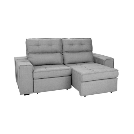 Sillon Cama Denton 3 Cuerpos Gris