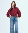 Camisa Nina Bordeaux