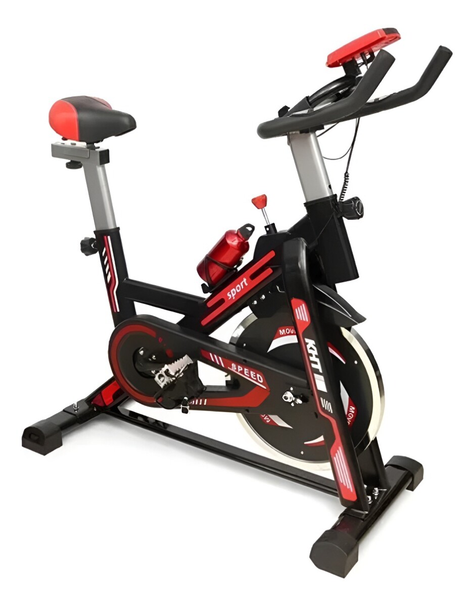 BICICLETA SPINNING FITNESS PROFESIONAL ERGOMÉTRICA DISCO 13KG 