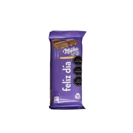 Chocolate MILKA 55 Grs Tableta Unidad Castañas