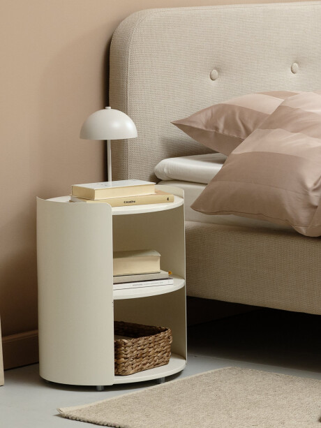 Mesa de luz BALLING 1 estante blanco Mesa de luz BALLING 1 estante blanco